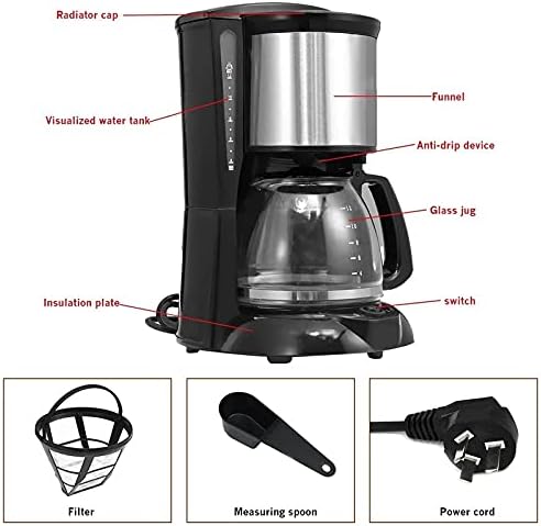 Compact Espresso Coffee Machine – Anti-Drip & Heat Insulation ☕✨