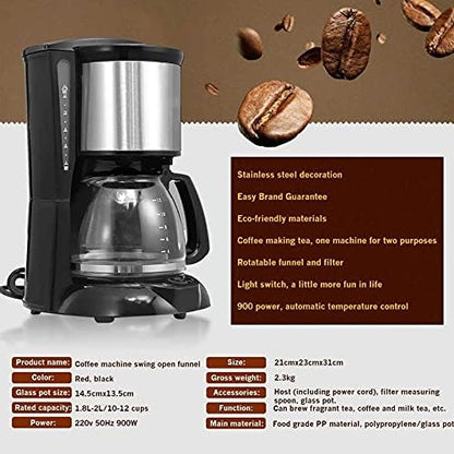 Compact Espresso Coffee Machine – Anti-Drip & Heat Insulation ☕✨