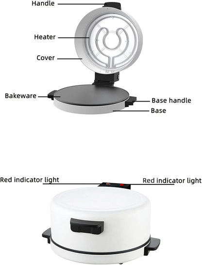 2000W Electric Non-Stick Pizza Maker Oven
