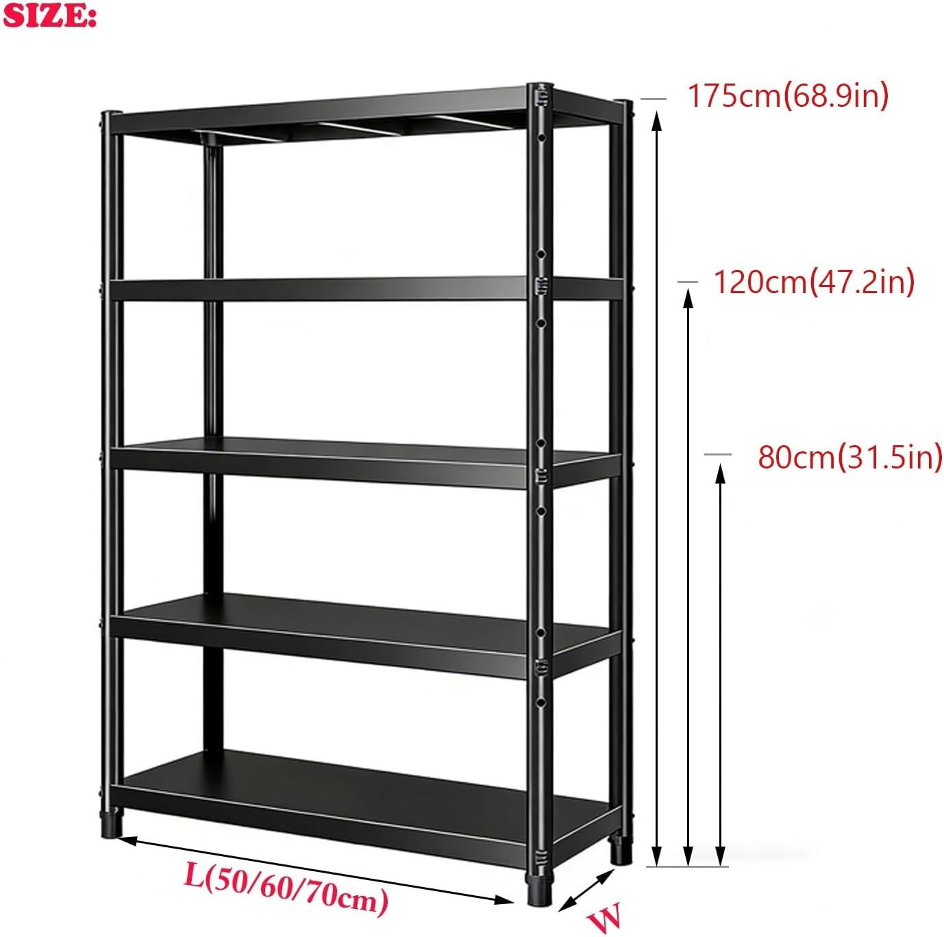 Freestanding Adjustable Kitchen Storage Rack