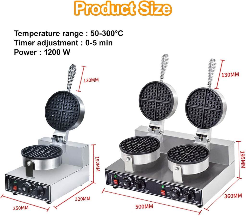 Electric Single-Head Breakfast Sandwich Maker