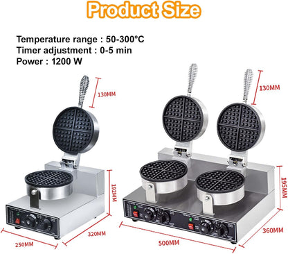 Electric Single-Head Breakfast Sandwich Maker