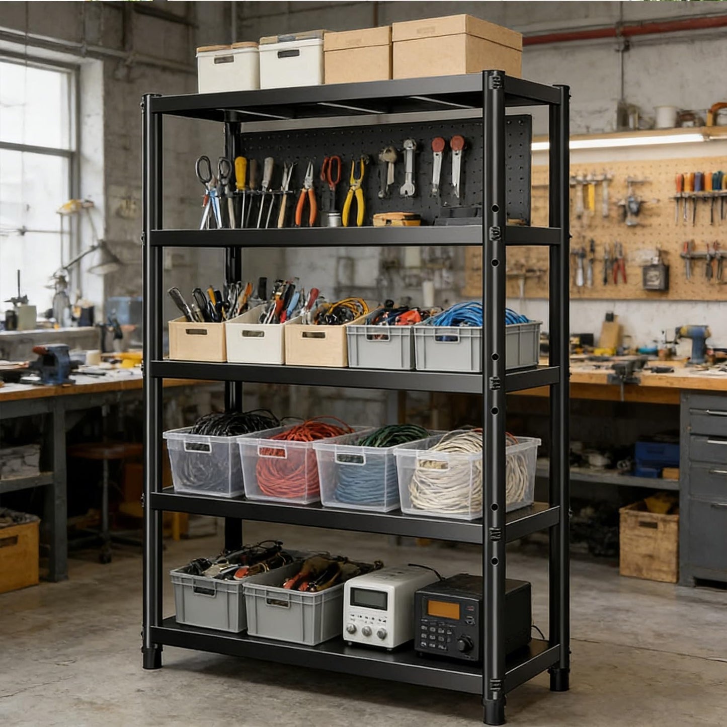 Freestanding Adjustable Kitchen Storage Rack