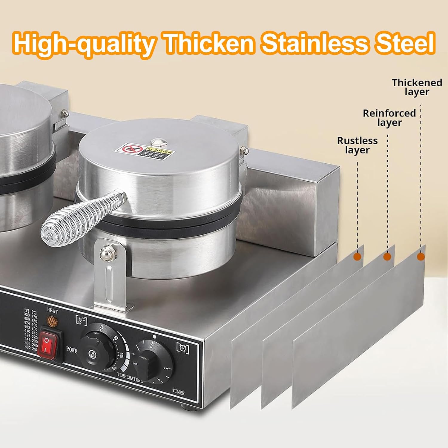 Electric Single-Head Breakfast Sandwich Maker
